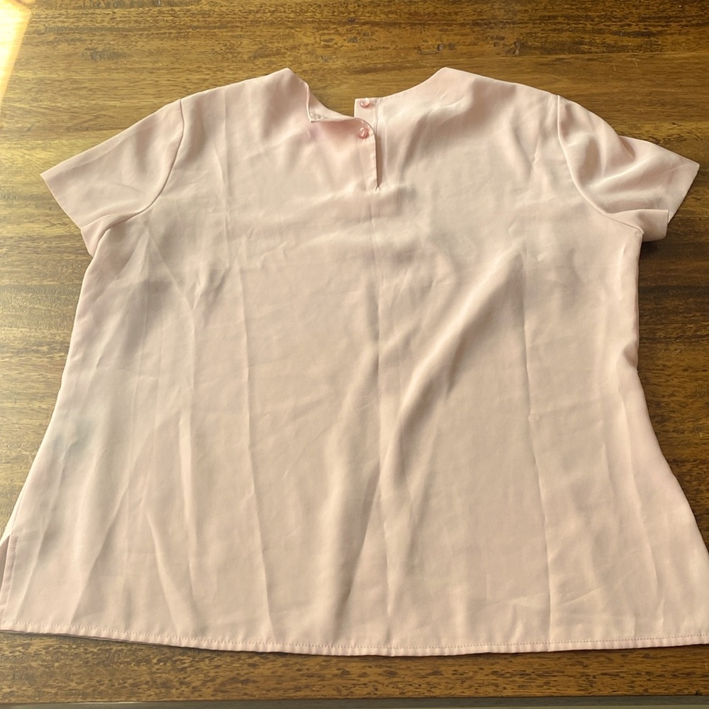 Kasper Peach Blouse